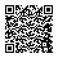 Código QR para número de telefone +12404445778