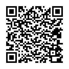 QR-code voor telefoonnummer +12404500813