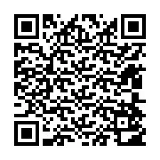 電話番号のQRコード +12404502605