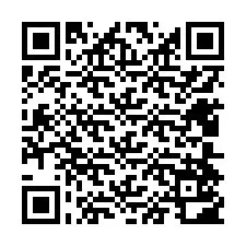 Codice QR per il numero di telefono +12404502612