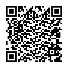 Kode QR untuk nomor Telepon +12404506909