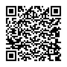 QR-код для номера телефона +12404508204