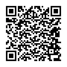 QR код за телефонен номер +12404536575