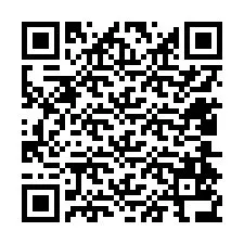 Codice QR per il numero di telefono +12404536588
