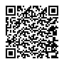 QR kód a telefonszámhoz +12404536904