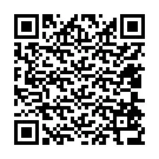 QR код за телефонен номер +12404536908