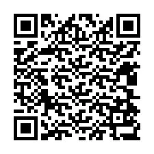 QR Code สำหรับหมายเลขโทรศัพท์ +12404537120