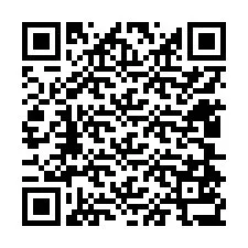 電話番号のQRコード +12404537124