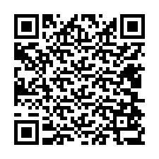 QR-код для номера телефона +12404537132