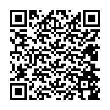 QR Code pour le numéro de téléphone +12404546762