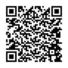 QR-код для номера телефона +12404546764