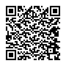 Código QR para número de teléfono +12404628392