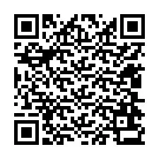 Kode QR untuk nomor Telepon +12404633564