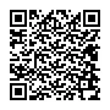 Kode QR untuk nomor Telepon +12404634172