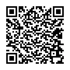 QR-koodi puhelinnumerolle +12404634179