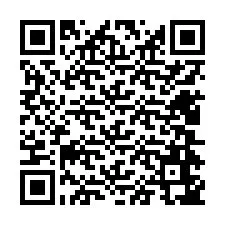 Kode QR untuk nomor Telepon +12404647576