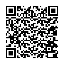 QR-koodi puhelinnumerolle +12404700748