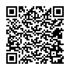 QR код за телефонен номер +12404701567