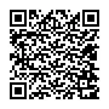 QR код за телефонен номер +12404701569