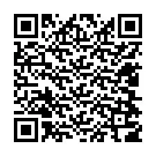 QR Code สำหรับหมายเลขโทรศัพท์ +12404706238