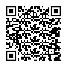 QR-Code für Telefonnummer +12404706243