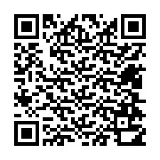 QR-code voor telefoonnummer +12404710567