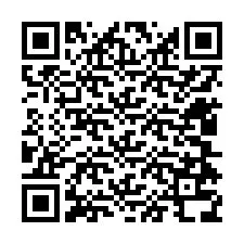 QR код за телефонен номер +12404738134