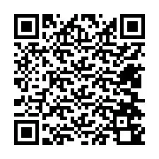 QR-Code für Telefonnummer +12404740737