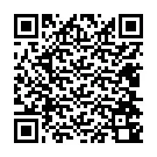 QR Code pour le numéro de téléphone +12404740762