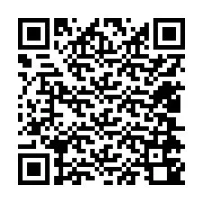 QR код за телефонен номер +12404740879