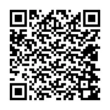 QR-код для номера телефона +12404742279