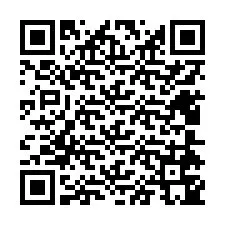 QR код за телефонен номер +12404745812