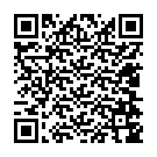 QR Code สำหรับหมายเลขโทรศัพท์ +12404746538