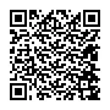 電話番号のQRコード +12404747765