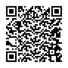 電話番号のQRコード +12404748835