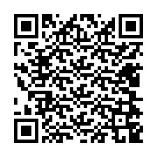 QR код за телефонен номер +12404749036