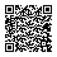 QR kód a telefonszámhoz +12404749423