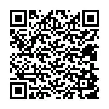 Kode QR untuk nomor Telepon +12404807113