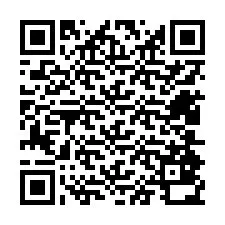 QR-Code für Telefonnummer +12404830997