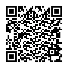 Kode QR untuk nomor Telepon +12404834214