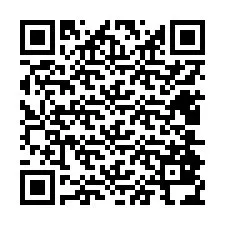 QR kód a telefonszámhoz +12404834992