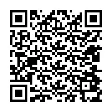 Codice QR per il numero di telefono +12404835384