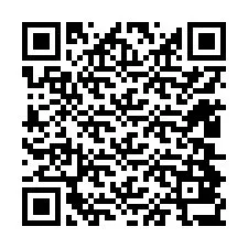 QR код за телефонен номер +12404837271