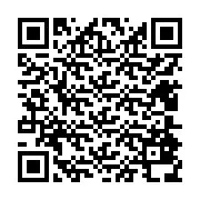 Codice QR per il numero di telefono +12404838942