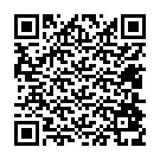 QR-code voor telefoonnummer +12404839753