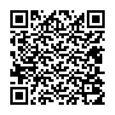 QR Code สำหรับหมายเลขโทรศัพท์ +12405015352