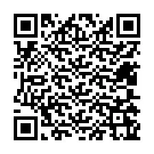 Kod QR dla numeru telefonu +12405265107