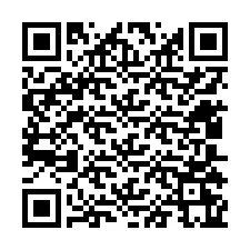 Código QR para número de teléfono +12405265354