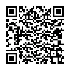 QR kód a telefonszámhoz +12405268806