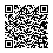 Kode QR untuk nomor Telepon +12405269892